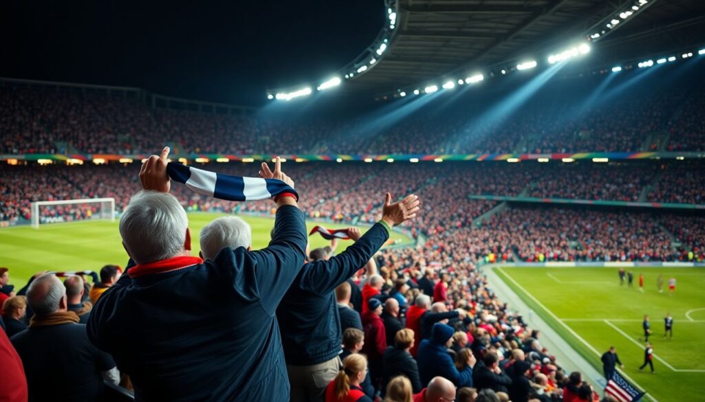 Как поколения болельщиков сохраняют традиции на стадионе - иллюстрация