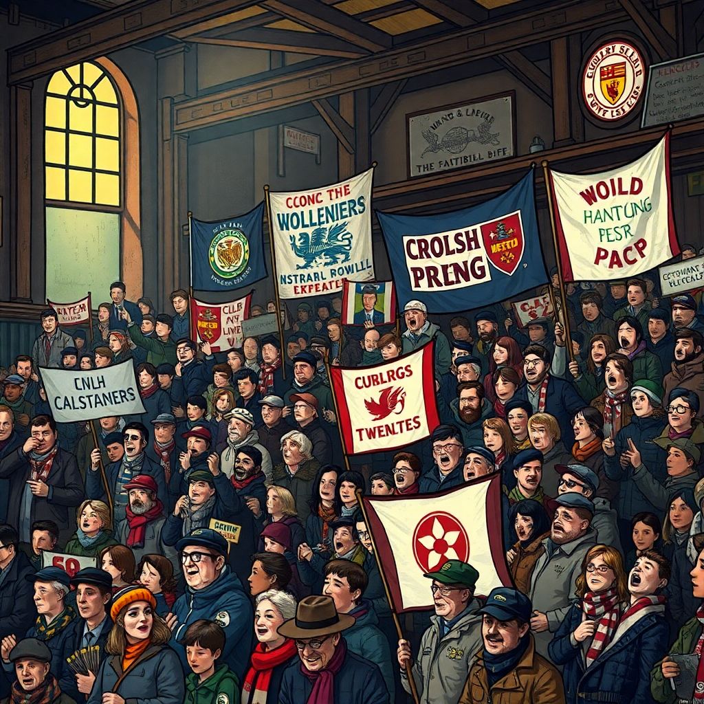 Исторические корни фанатской культуры Англии в церемониях, песнях и баннерах