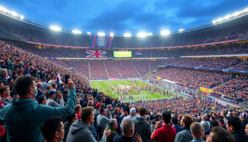 Как интернациональные болельщики адаптируются к английской футбольной атмосфере - иллюстрация