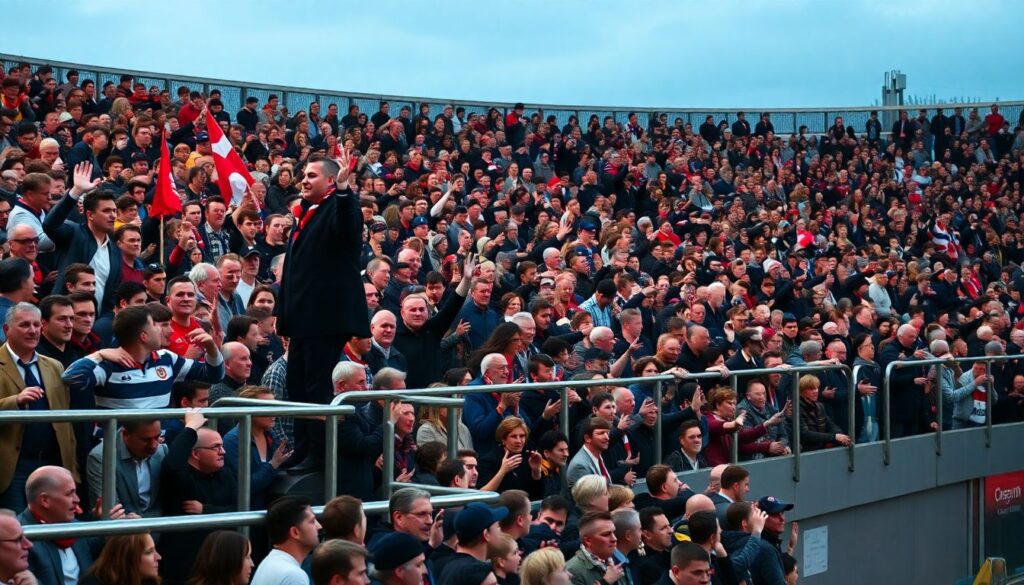 Гармония песни и хвалы: роль хорсов в английских стадионах - иллюстрация