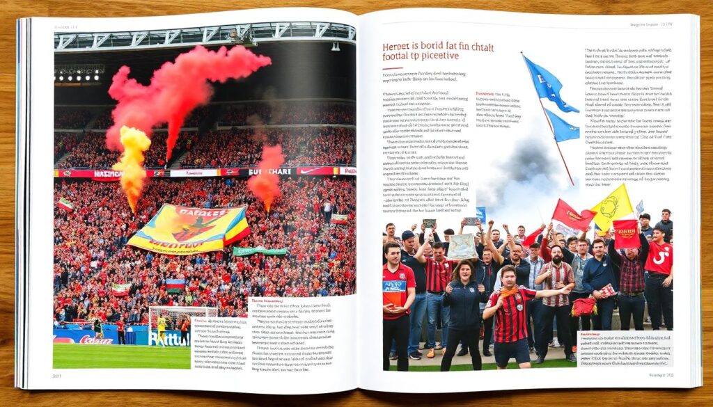 Как английская пресса освещает фанатские перформансы - иллюстрация