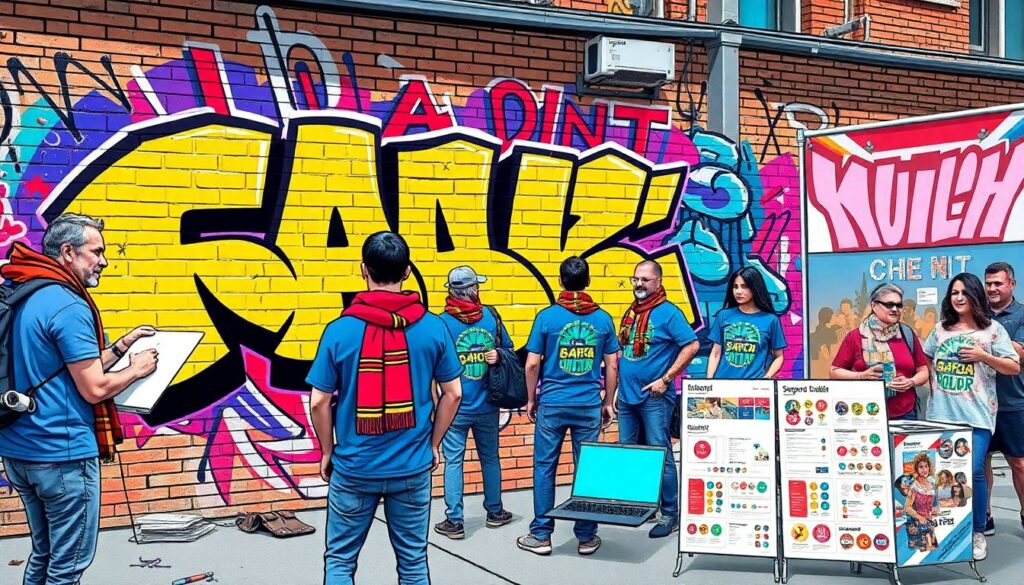 Фанаты и креатив: граффити и арт в английском футболе - иллюстрация