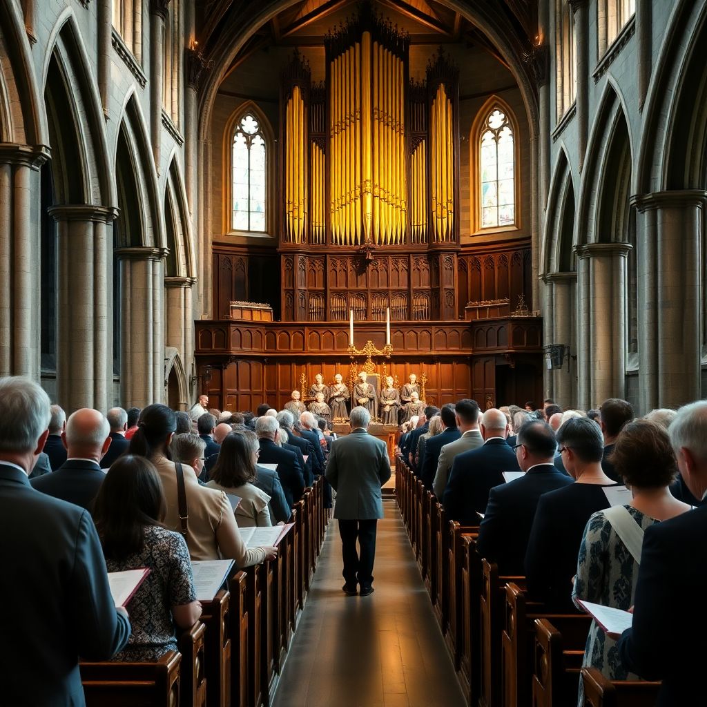 Почему англичане так любят песнопения на стоянии в церковной традиции