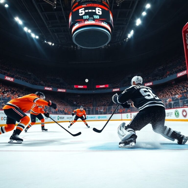 Трактор вырвал драматичную победу 6:5 у Амура в Хабаровске в КХЛ